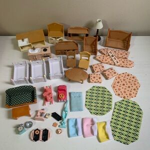 Calico Critters Furniture & Accessories Lot